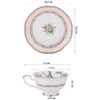 ЧАЙНЫЙ НАБОР LEFARD "GARDEN" НА 2 ПЕР. 4 ПР. 270 МЛ (КОР=12НАБ.)