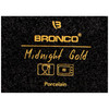 БЛЮДО ПРЯМОУГОЛЬНОЕ С РУЧКАМИ BRONCO "MIDNIGHT GOLD" 28СМ (КОР=24ШТ.)