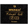 БЛЮДО ДЛЯ ЗАПЕКАНИЯ BRONCO "MIDNIGHT GOLD" 30СМ (КОР=8ШТ.)