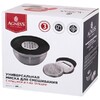 МИСКА  AGNESS 6 В 1 С КРЫШКОЙ С 3-МЯ СЪЕМНЫМИ ТЁРКАМИ,  24 СМ, 2,25 Л. ПРОТИВОСКОЛЬЗЯЩЕЕ ДНО