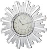 ЧАСЫ НАСТЕННЫЕ КВАРЦЕВЫЕ "SWISS HOME" ЦВЕТ:СЕРЕБРО 50*50*4 СМ. ДИАМЕТР ЦИФЕРБЛАТА=20 СМ. (КОР=4ШТ.)