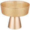 БЛЮДО НА НОЖКЕ "BOHEMIA" GOLD ГЛУБОКОЕ D=21СМ