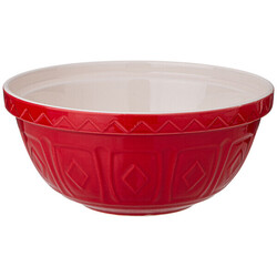 САЛАТНИК ДЛЯ СМЕШИВАНИЯ И СЕРВИРОВКИ LEFARD "KITCHEN PASSION" 25 СМ КРАСНАЯ (КОР=8ШТ.)