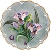 ТАРЕЛКА ДЕКОРАТИВНАЯ "ИРИСЫ" 20*6 СМ (КОР=24ШТ.)