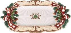 БЛЮДО LEFARD "ЕЛКА" ПРЯМОУГОЛЬНОЕ 45*30*3 СМ (КОР=6ШТ.)