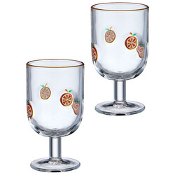 НАБОР БОКАЛОВ ДЛЯ ВИНА "FRUITY ORANGE" ИЗ 2 ШТ. 350 МЛ