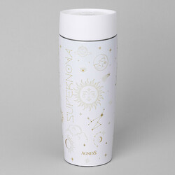 ТЕРМОКРУЖКА AGNESS "SUPERNOVA WHITE" 360МЛ