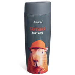 ТЕРМОКРУЖКА AGNESS "CAPYBARA" 360МЛ