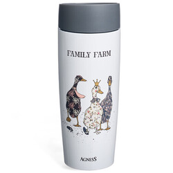 ТЕРМОКРУЖКА AGNESS  "FAMILY FARM" 360МЛ