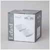 НАБОР САЛАТНИКОВ КВАДРАТНЫХ LEFARD "PEARL" 2 ШТ. 14*5,5 СМ 400 МЛ (КОР=12НАБ.)