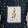 ФАРТУК "FAMILY FARM",100% ХЛОПОК,СИНИЙ, КАЙМА,ТВИЛ,ПРОПИТКА