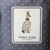 ФАРТУК "FAMILY FARM",60Х70СМ 100% ХЛОПОК, ГРАФИТ, КАЙМА,ТВИЛ,ПРОПИТКА