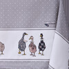 СКАТЕРТЬ "FAMILY FARM" 160Х220СМ , 100% ХЛОПОК, СЕРЫЙ, ТВИЛ, ПРОПИТКА
