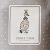 ФАРТУК "FAMILY FARM",60Х70СМ 100% ХЛОПОК,СЕРЫЙ, КАЙМА,ТВИЛ,ПРОПИТКА