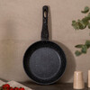 СКОВОРОДА AGNESS С АНТИПРИГАРНЫМ ПОКРЫТИЕМ "BLACK MARBLE", 20Х4,3СМ