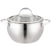 КАСТРЮЛЯ AGNESS СО СТЕКЛ. КРЫШКОЙ 3,3 Л. 20X11.5 СМ