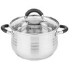 КАСТРЮЛЯ AGNESS СО СТЕКЛ. КРЫШКОЙ СЕРИЯ CLASSIC 2,6 Л. 18*11,5 СМ