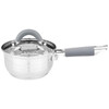 КОВШ AGNESS СО СТЕКЛ.КРЫШКОЙ СЕРИЯ CLASSIC 0,9 Л. 14*7,5 СМ