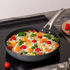 СКОВОРОДА C АНТИПРИГАР. 3Х СЛОЙНЫМ ПОКРЫТ. DAIKIN, СЕРИЯ "CHEF" AGNESS 28*5.0CM, АНОДИРОВАН.АЛЮМИНИЙ