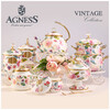 БАНКА ДЛЯ СЫПУЧИХ ПРОДУКТОВ AGNESS, СЕРИЯ ВИНТАЖ, 12 Х 12СМ/ 1,2Л (КОР=8ШТ.)