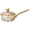 КОВШ AGNESS ЭМАЛИРОВАННЫЙ, СЕРИЯ ROYAL GARDEN 14СМ / 0,9Л D=14 СМ  ДЛИНА=31СМ ПОДХОДИТ ДЛЯ ИНДУКЦИОН